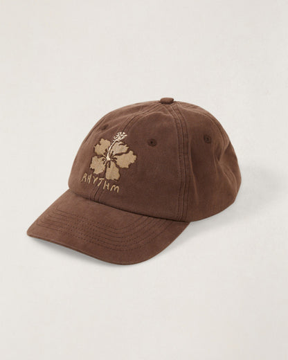 KOKO FLORAL CAP chocolate