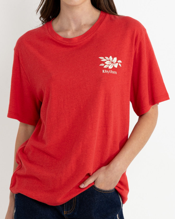 LEILANI OVERSIZED T-SHIRT RED