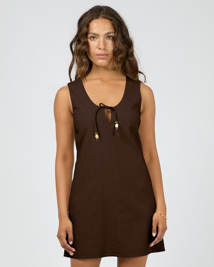 LENNI MINI DRESS chocolate