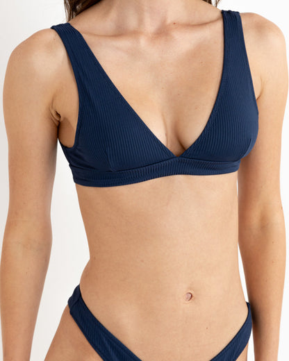 LILY RIB TALL TRI TOP INK