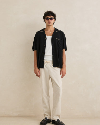 LINEN JAM PANT bone