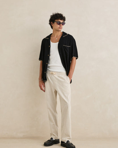 LINEN JAM PANT bone