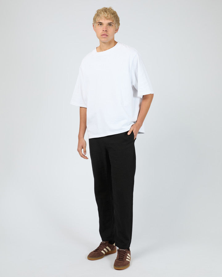 LINEN PANT blk