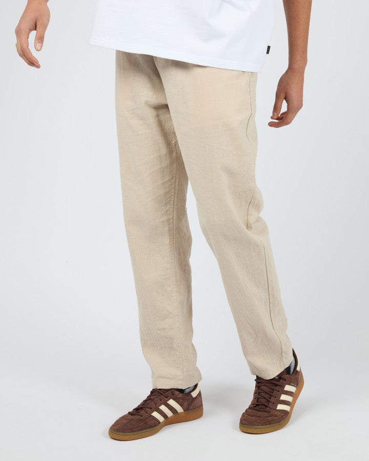 LINEN PANT tan