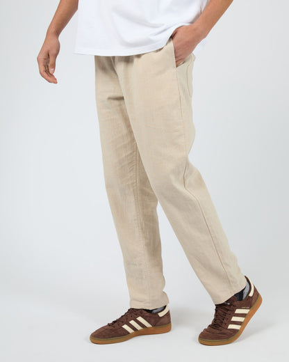 LINEN PANT tan