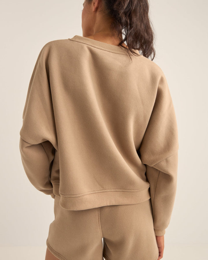 LOGO CREW NECK FLEECE