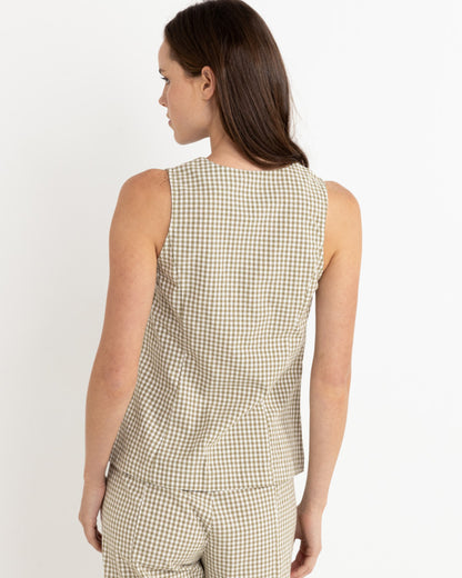 LOLA WRAP FRONT VEST OLIVE