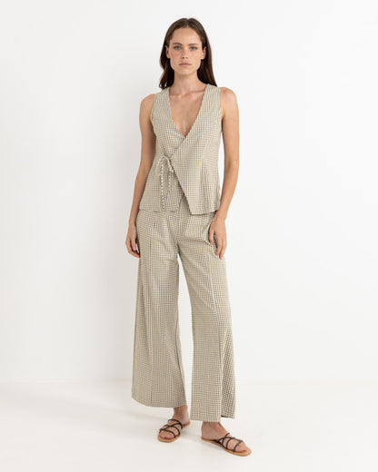 LOLA WRAP FRONT VEST OLIVE