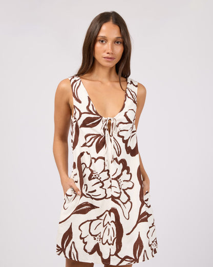 LUCIA MINI DRESS vintage white