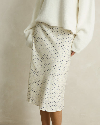 MAISY MIDI SKIRT cream