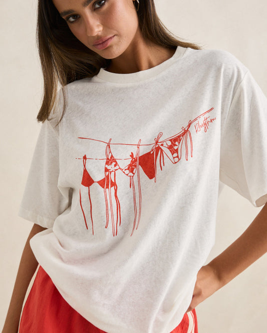MELIA OVERSIZED T-SHIRT red