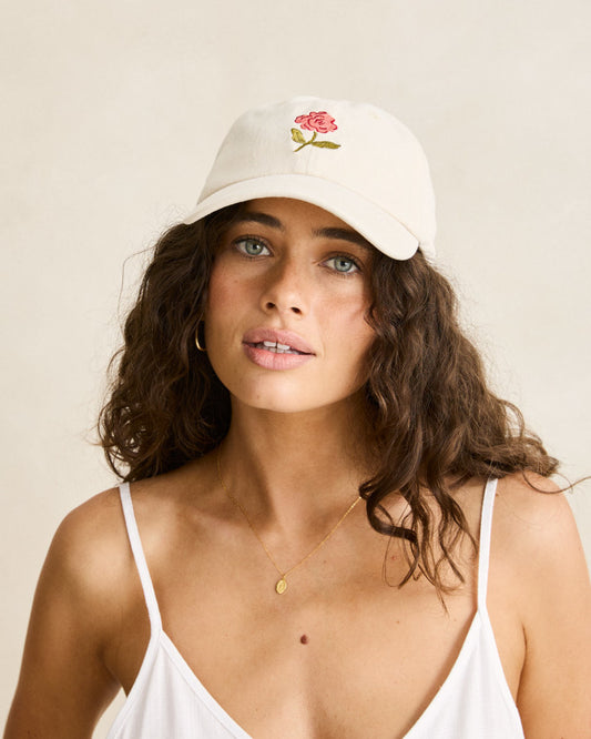 MILA FLORAL CAP cream