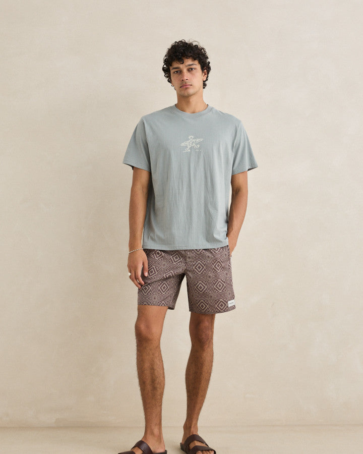 MOSAIC HERITAGE BEACH SHORT latte