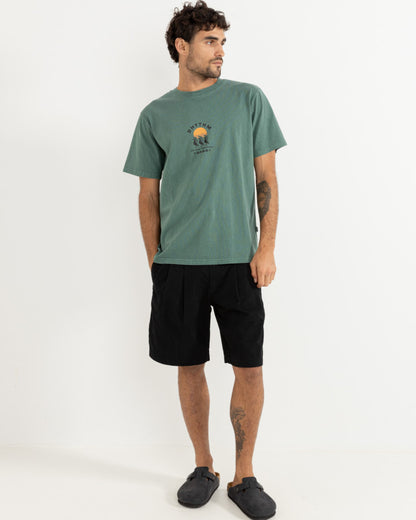 NATURAL VIBRATIONS VINTAGE SS T-SHIRT VINTAGE GREEN