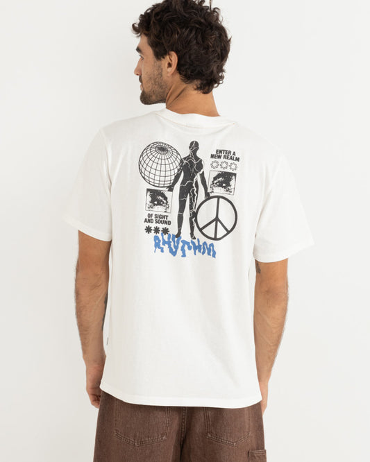 NEW REALM VINTAGE SS T-SHIRT VINTAGE WHITE