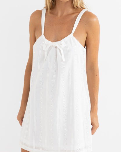 NIKO SLIP DRESS white