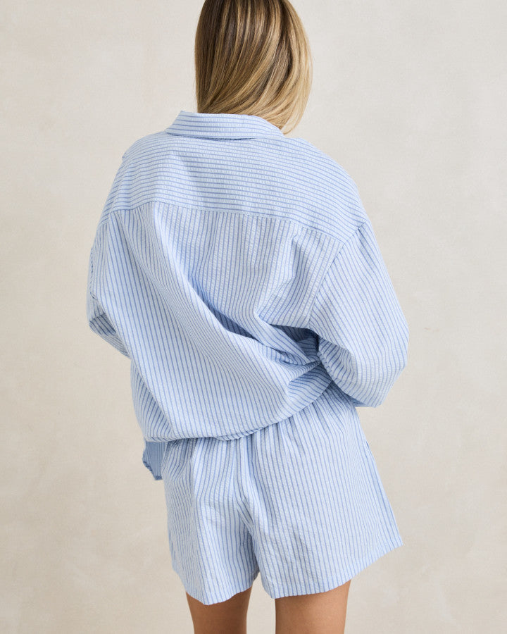 OVERSWIM STRIPE SHORT blue