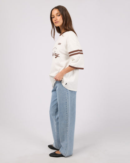 PALM STATE OVERSIZED TEE vintage white