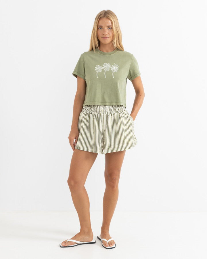 PALMS CROP CREW TEE palm