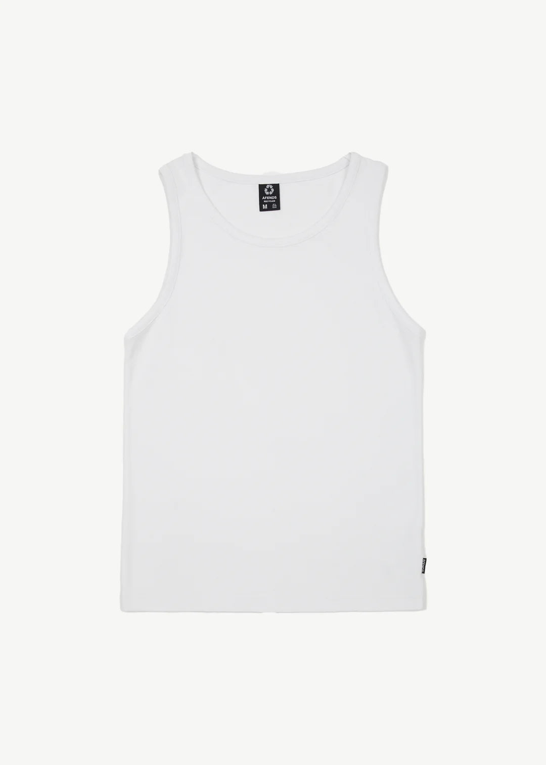 Paramount - Rib Singlet - White