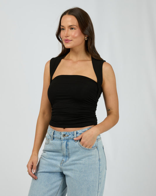 PEYTON TOP BLACK
