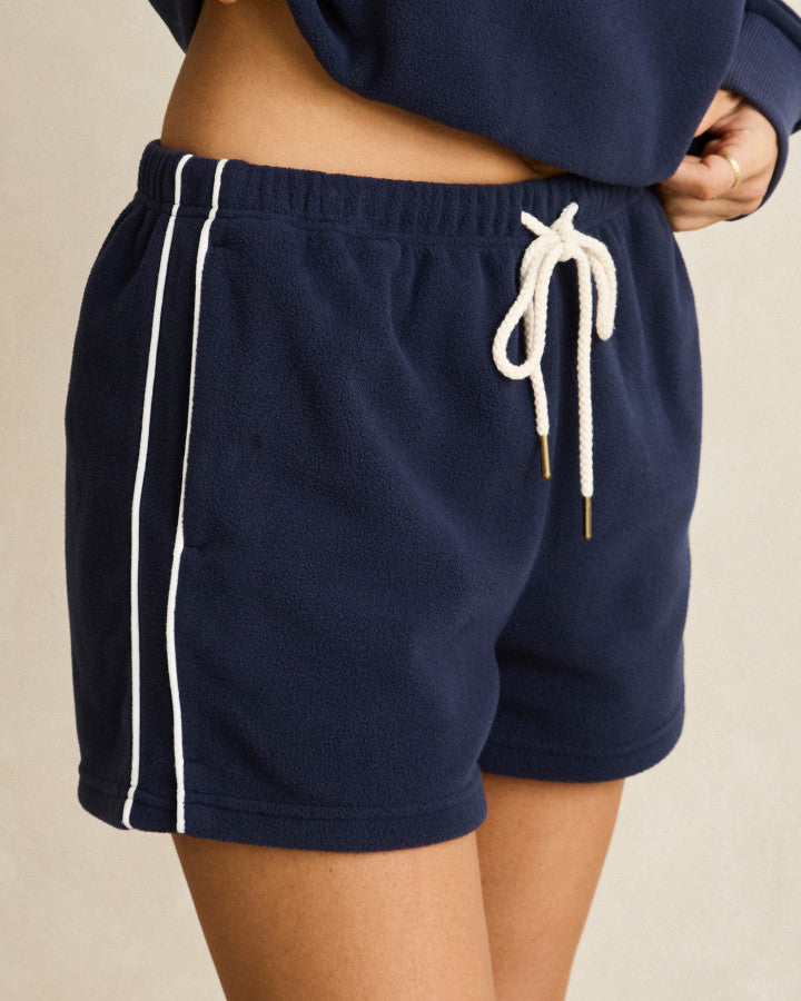 PIPE POLAR FLEECE SHORT ocean