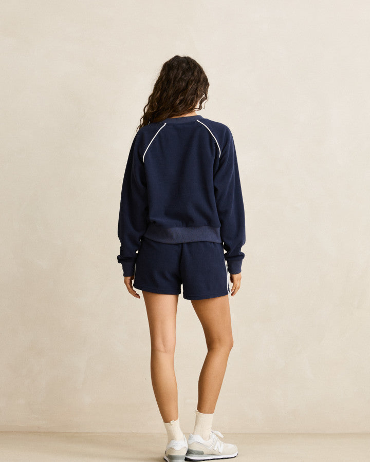 PIPE POLAR FLEECE SHORT ocean