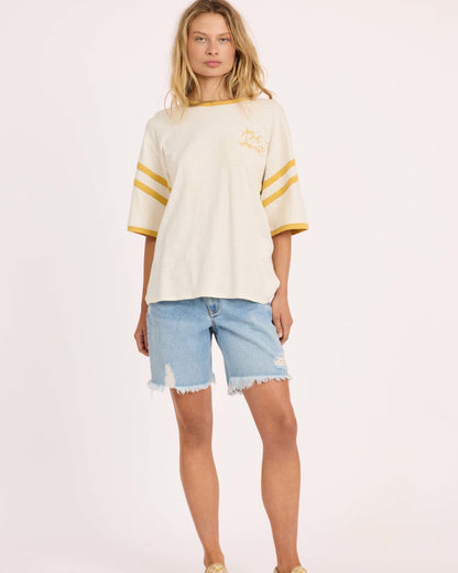 PLAYA ALL DAY SS KNIT -HNG