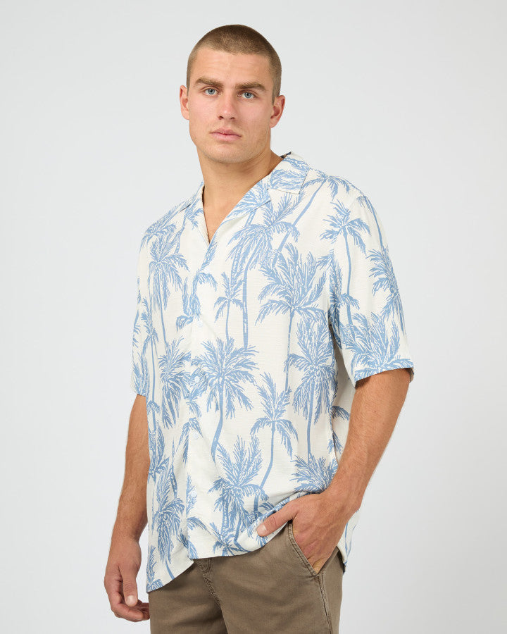 POOL BAR SS SHIRT white