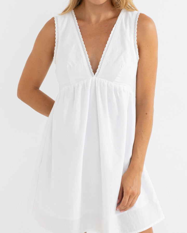 PRESLEY DRESS white