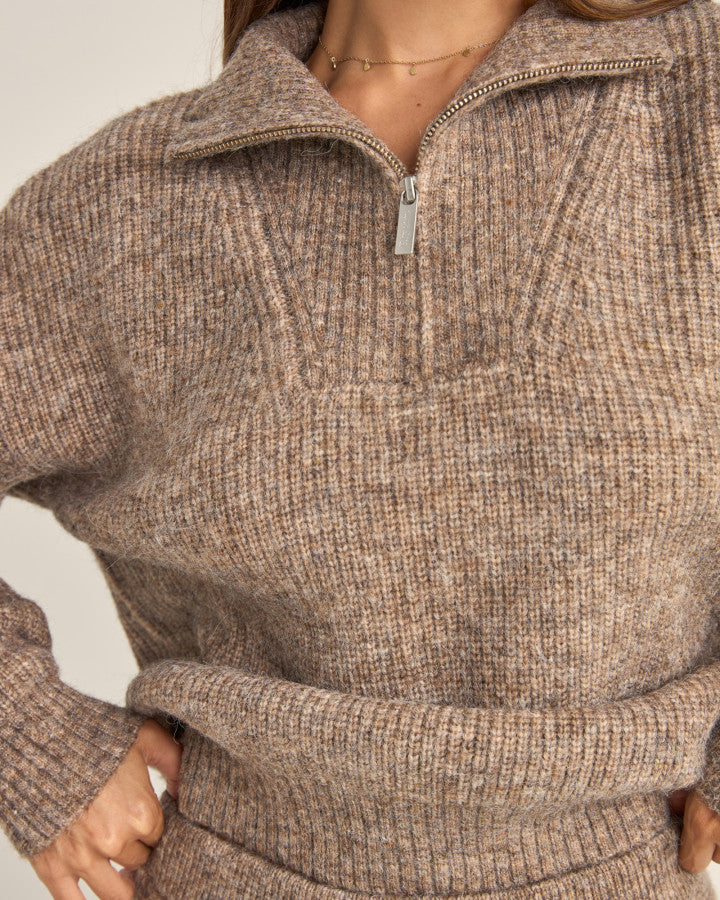 QUINN ZIP KNIT