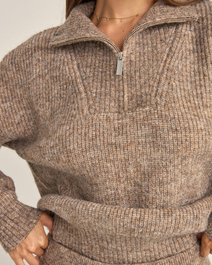 QUINN ZIP KNIT