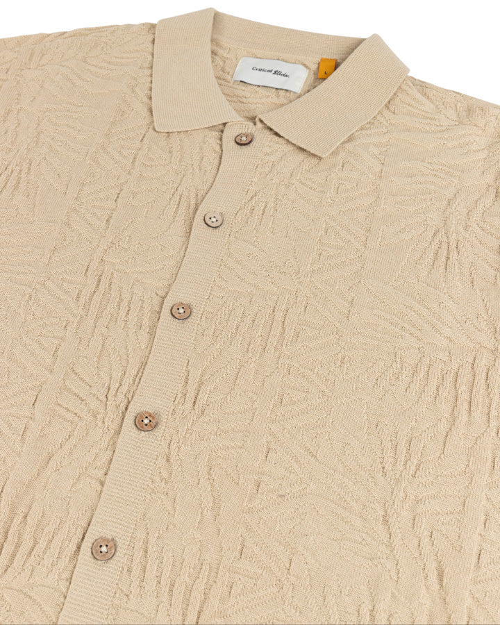 RAILS SS KNIT SHIRT sand