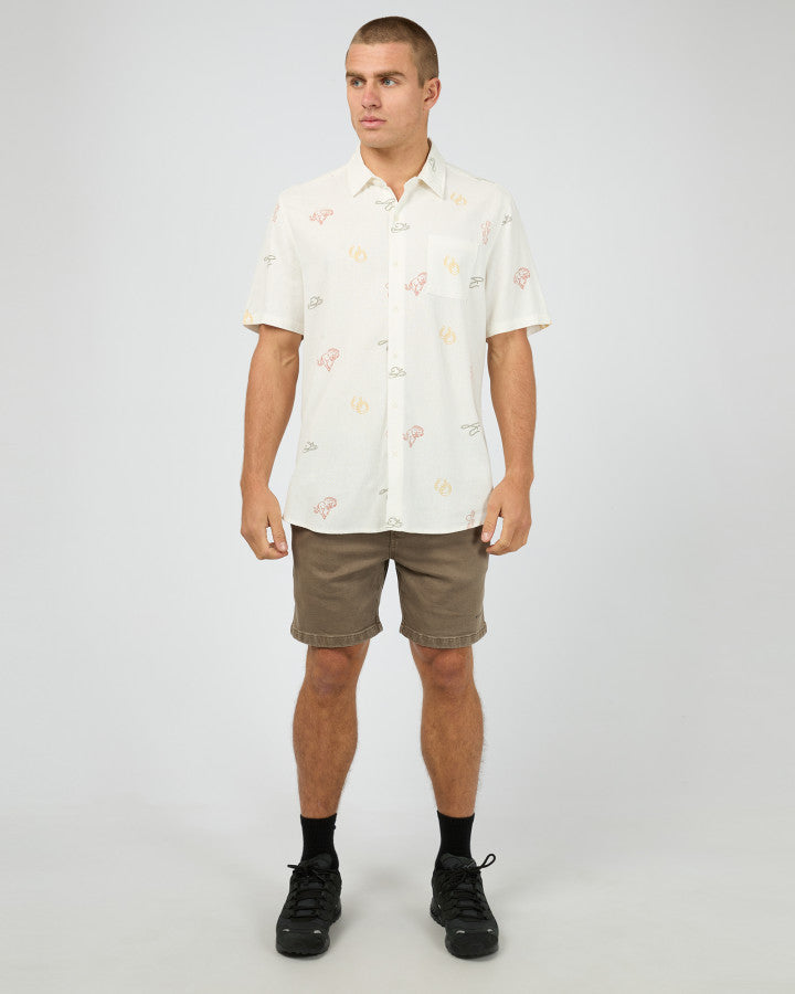 RANCH S/S SHIRT white