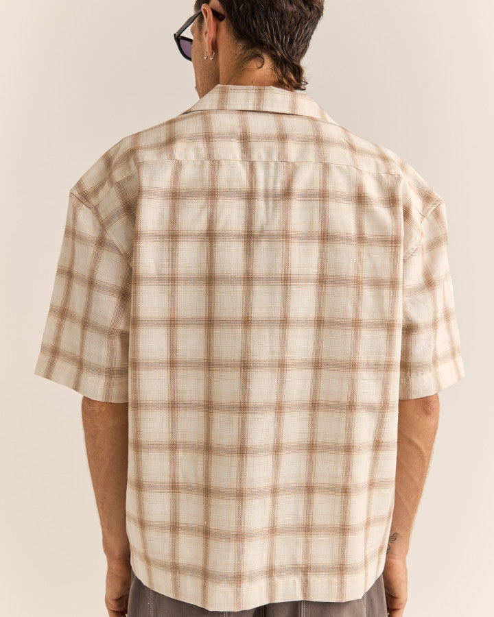 RELAXED CHECK SS SHIRT