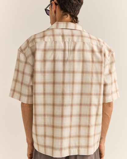 RELAXED CHECK SS SHIRT