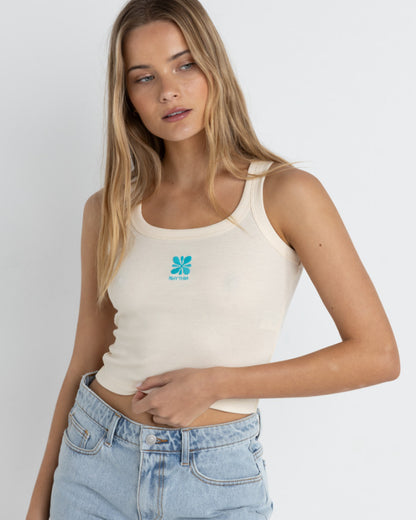 RHYTHM SOLITUDE TANK WHITE