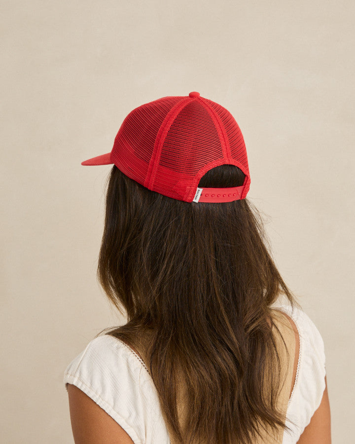 RHYTHM SUPPLY TRUCKER CAP red