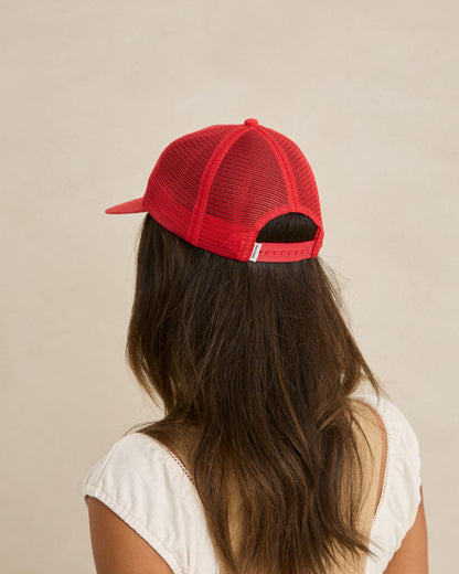 RHYTHM SUPPLY TRUCKER CAP red