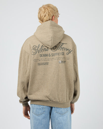 RIDER HOODIE brown m