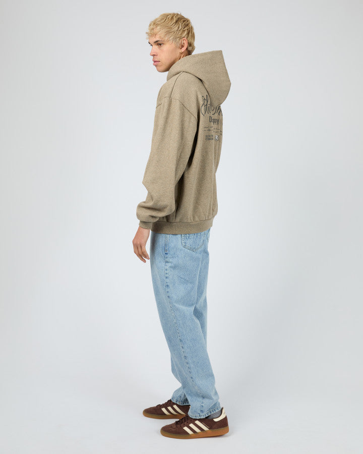RIDER HOODIE brown m