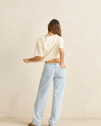 SEA RANCH SHELL TEE white