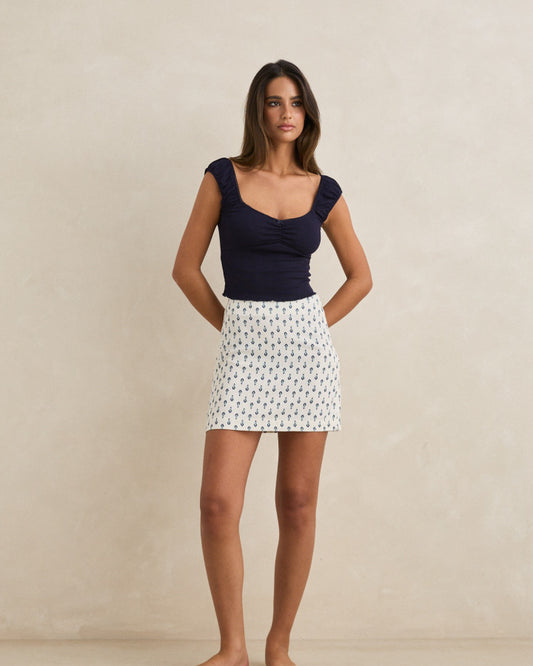SEACLIFF MINI SKIRT natural