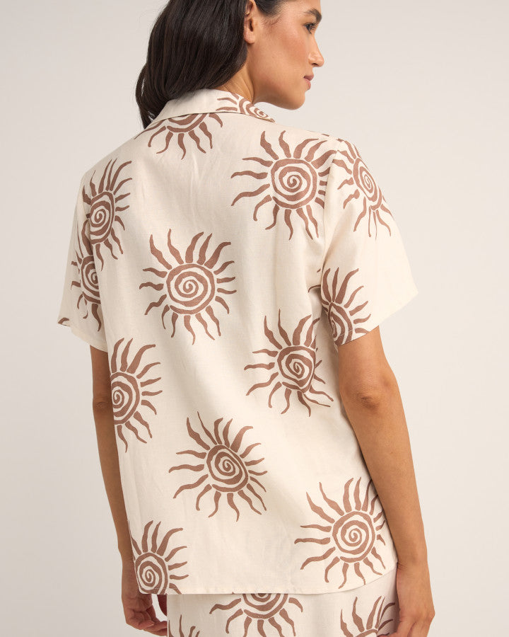 SEAFARER SHORT SLEEVE SHIRT BROWN