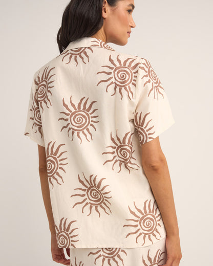 SEAFARER SHORT SLEEVE SHIRT BROWN