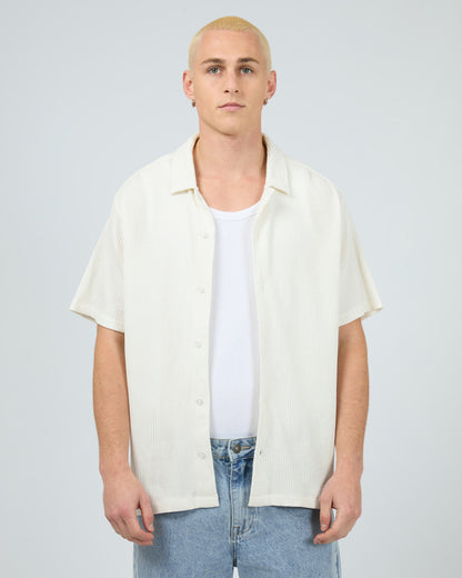 SESSION WAFFLE SS SHIRT nat