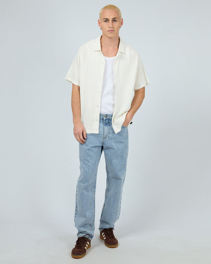 SESSION WAFFLE SS SHIRT nat