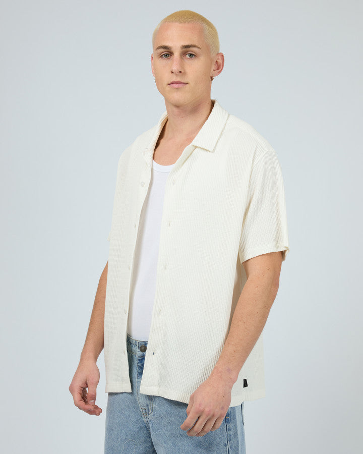 SESSION WAFFLE SS SHIRT nat