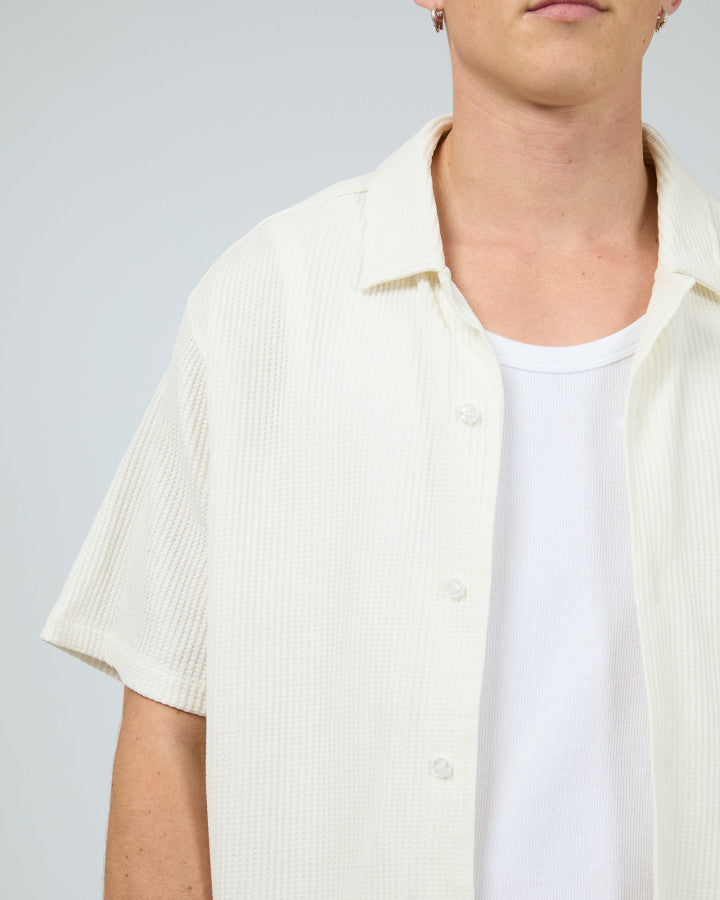 SESSION WAFFLE SS SHIRT nat