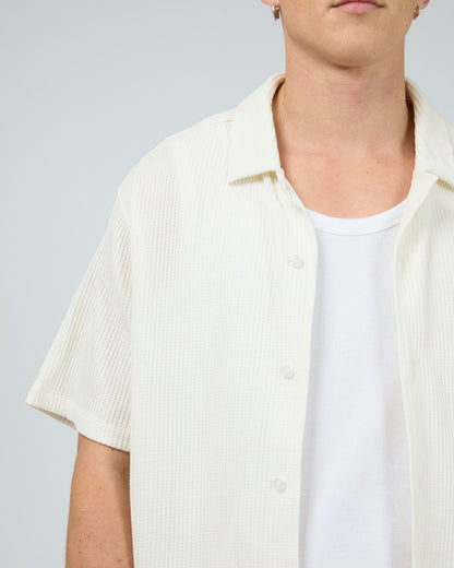SESSION WAFFLE SS SHIRT nat
